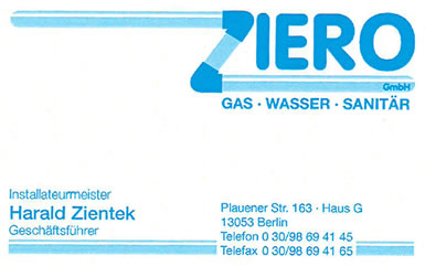 ZieRo Gas Wasser Installation